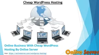 Cheap WordPress Hosting is the best web hosting service by Onlive Server