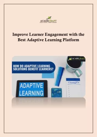 Adaptive Learning service