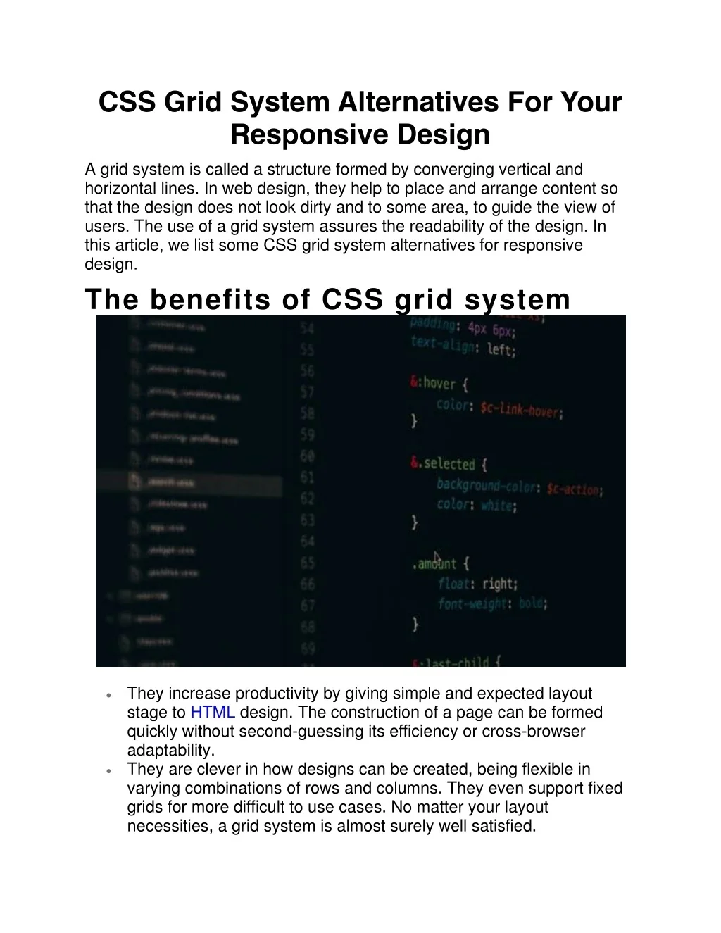 PPT - CSS Grid System Alternatives For Your Responsive Design ...