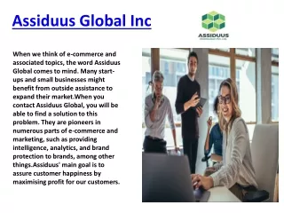 AMS Marketing Services - Assiduus Global Inc