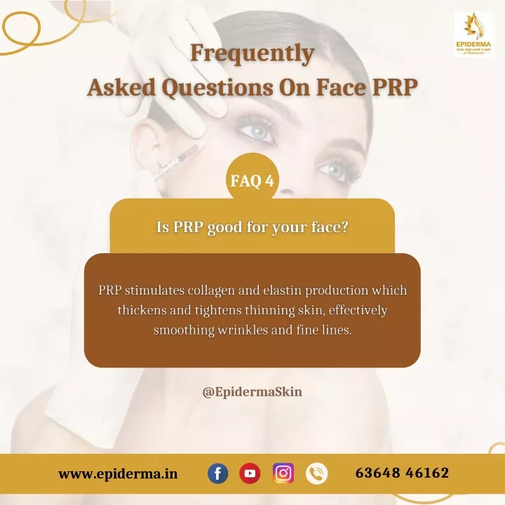 Ppt Is Prp Good For Your Face Best Skin Clinic In Bangalore Epiderma Clinic Powerpoint 1088