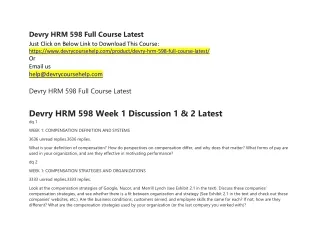 devry hrm 598 full course latest just click