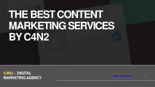 the best content marketing services by c4n2