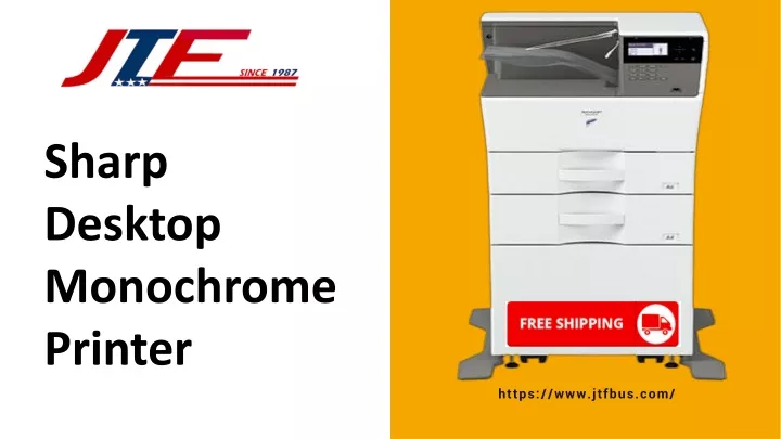 sharp desktop monochrome printer