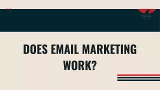 Does email marketing work