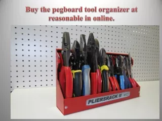 Buy the pegboard tool organizer at reasonable in online.