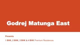 Godrej Matunga Upcoming Residential Project in Mumbai