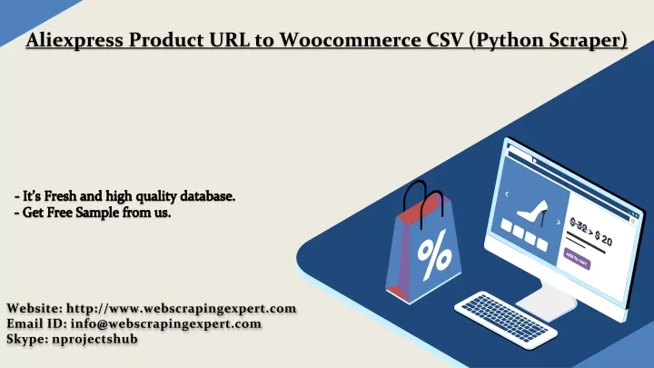 aliexpress product url to woocommerce csv python scraper