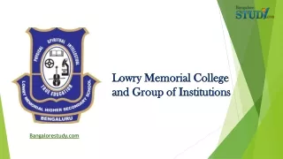 Lowry Memorial College