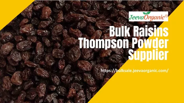 bulk raisins thompson powder