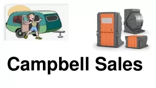Porta Potty for Sale |  Campbell Sales