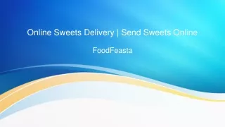 Order sweets online | send sweets online | Online Sweets Delivery