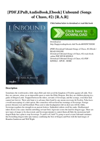 [PDF EPuB AudioBook Ebook] Unbound (Songs of Chaos  #2) [R.A.R]