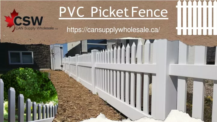 pvc picket fence