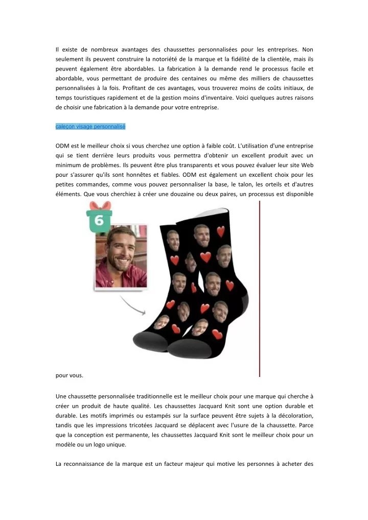 il existe de nombreux avantages des chaussettes