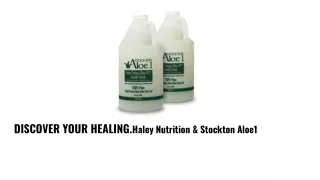 Buy aloe vera gel | Stockton Aloe 1