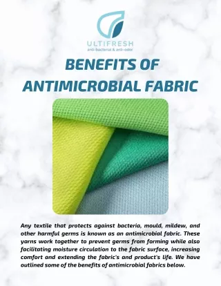 _BENEFITS OF ANTIMICROBIAL FABRIC