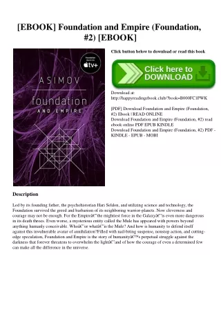 READ [EBOOK] Foundation and Empire (Foundation  #2) [EBOOK]