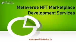 Metaverse NFT Marketplace Development Services