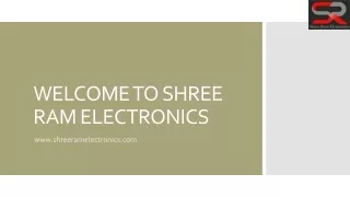 welcome to shree ram electronics