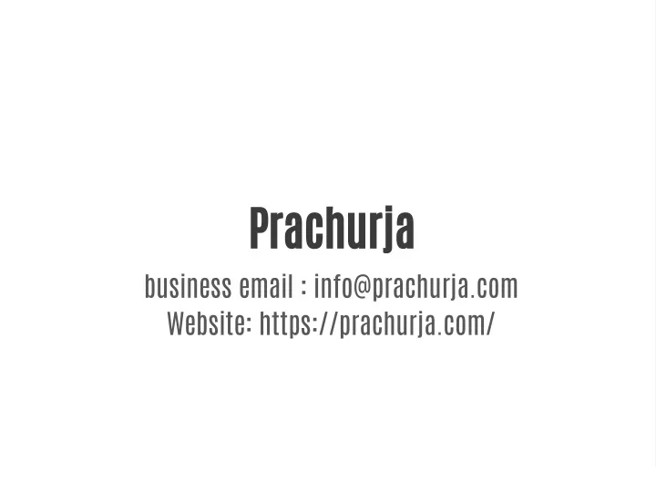 prachurja