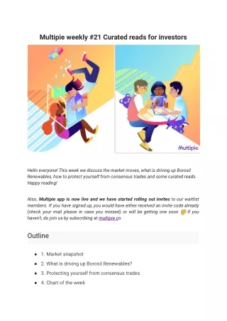 Multipie weekly #21 Curated reads for investors