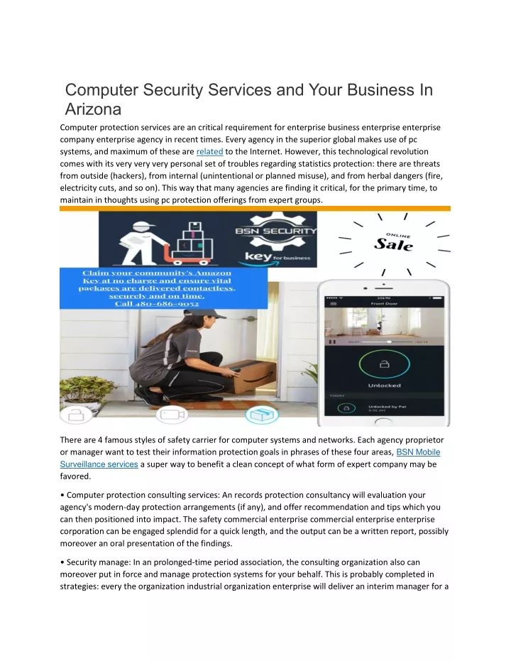 computer security services and your business