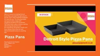 Detroit Style Pizza Pans