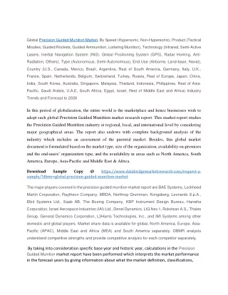 global precision guided munition market by speed