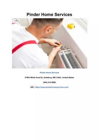 pinder home services