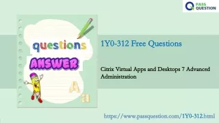 1y0 312 free questions 1y0 312 free questions