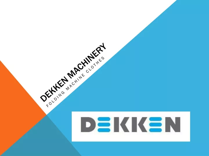 dekken machinery