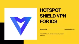 hotspot shield vpn for ios
