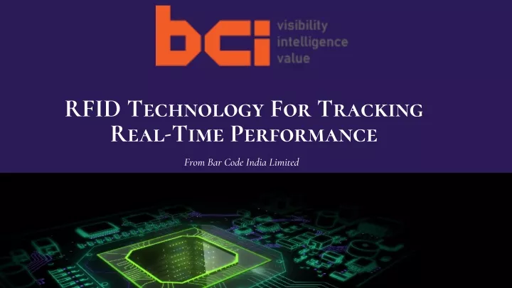 rfid technology for tracking real time performance