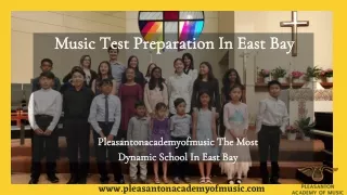 music test preparation in east bay