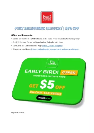 offers and discounts