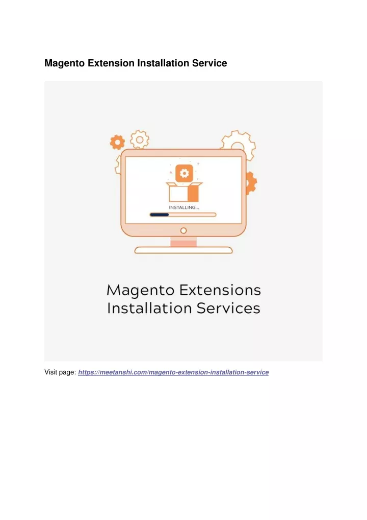 magento extension installation service