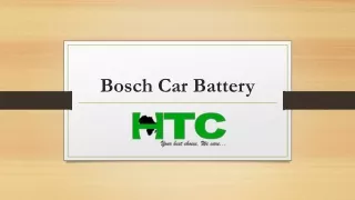 What Are The Reasons For Buying Bosch Car Batteries?