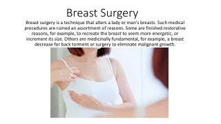 Breast Surgery