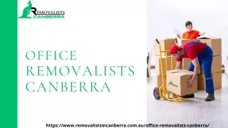 Office Removalists Canberra