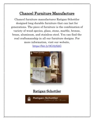 chance chancel furn