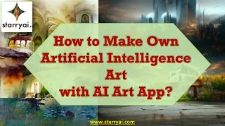 How to Make Own Artificial Intelligence Art with AI Art App?