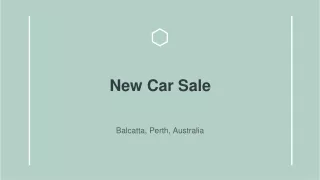 Trust you can aspire at New Car Sale Balcatta Perth