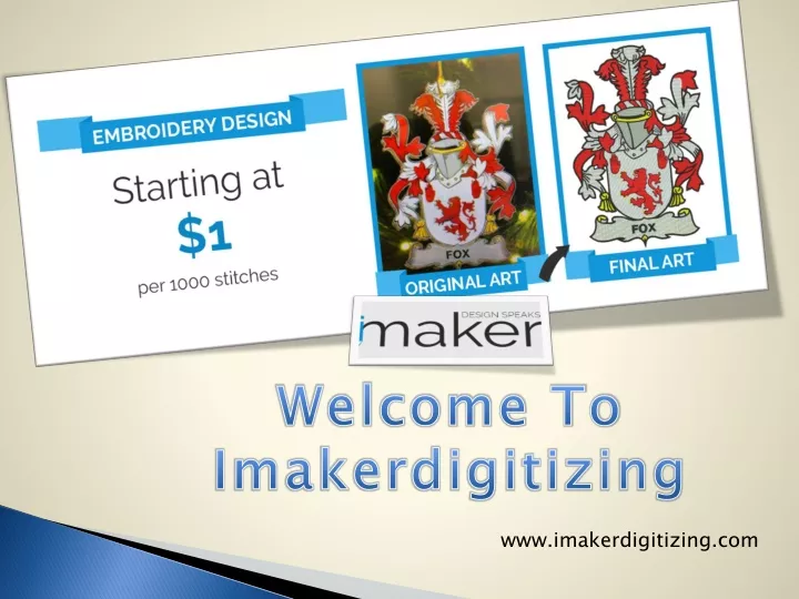 welcome to imakerdigitizing