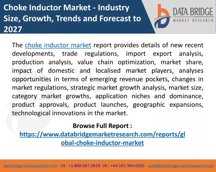 choke inductor market industry size growth trends