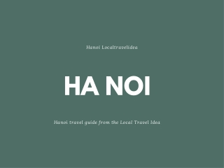 hanoi localtravelidea