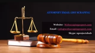 attorney email list scraping
