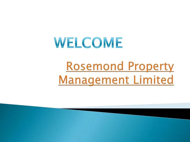 rosemond property management limited