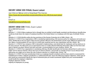 devry hrm 599 final exam latest just click