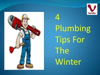 4 Plumbing Tips For The Winter